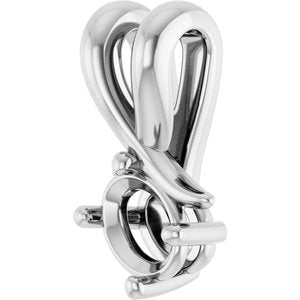 Platinum 4.5x3.5 mm Oval Pendant Mounting – image 4
