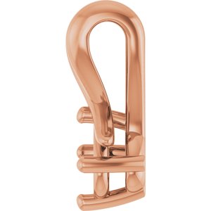 10K Rose Gold 4.5x3.5 mm Oval Pendant Mounting – image 6