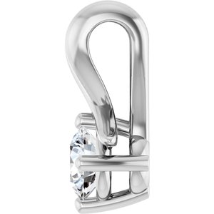 Continuum Sterling Silver 3.75 mm Round Pendant Mounting – image 5