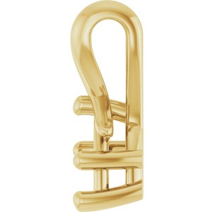 14K Yellow Gold 6.5x4.5 mm Pear Pendant Mounting – image 6
