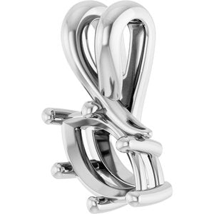 Sterling Silver 8x4.5 mm Marquise Pendant Mounting – image 4