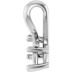 14K White Gold 8x4 mm Marquise Pendant Mounting – image 6