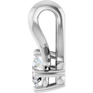 Sterling Silver 4x3 mm Oval Pendant Mounting – image 5