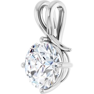Continuum Sterling Silver 11 mm Round Pendant Mounting – image 3