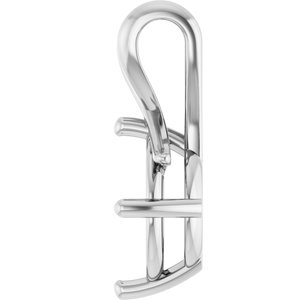 Sterling Silver 11 mm Round Pendant Mounting – image 6