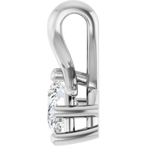 Sterling Silver 6x4 mm Pear Pendant Mounting – image 5