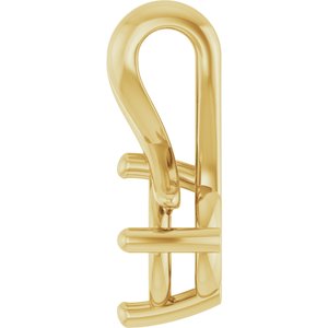 14K Yellow Gold 5.5 mm Round Pendant Mounting – image 6