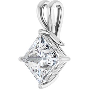 Continuum Sterling Silver 10 mm Square Pendant Mounting – image 3