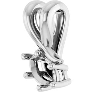Platinum 5x3 mm Marquise Pendant Mounting – image 4