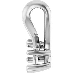 14K White Gold 5x3 mm Marquise Pendant Mounting – image 6