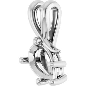 Sterling Silver 8.5x5.5 mm Pear Pendant Mounting – image 4