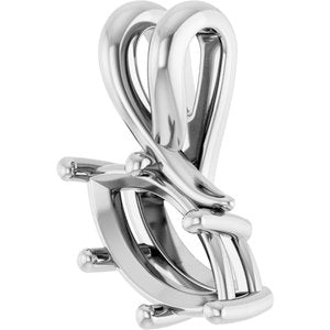 14K White Gold 10x5 mm Marquise Pendant Mounting – image 4