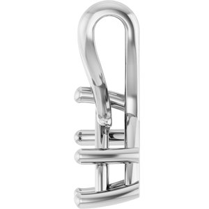 Sterling Silver 10.5x5.5 mm Pear Pendant Mounting – image 6