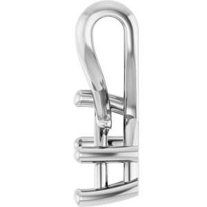 Continuum Sterling Silver 8.5x5.5 mm Pear Pendant Mounting – image 6
