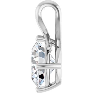 Continuum Sterling Silver 12x10 mm Oval Pendant Mounting – image 5