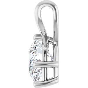 Sterling Silver 12x8 mm Pear Pendant Mounting – image 5