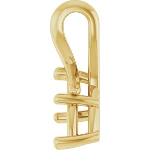 10K Yellow Gold 11x5.5 mm Marquise Pendant Mounting – image 6