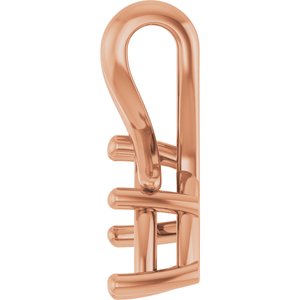 14K Rose Gold 11x5.5 mm Marquise Pendant Mounting – image 6