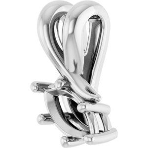 10K White Gold 6x3 mm Marquise Pendant Mounting – image 4