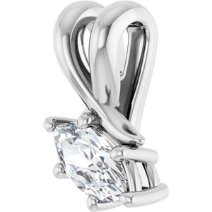 Continuum Sterling Silver 6x3 mm Marquise Pendant Mounting – image 3