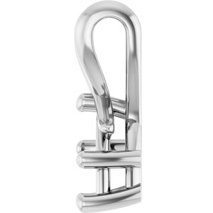 10K White Gold 8x5 mm Pear Pendant Mounting – image 6