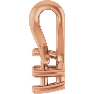 10K Rose Gold 5x3 mm Pear Pendant Mounting – image 6