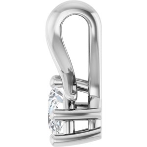 Sterling Silver 5x3 mm Pear Pendant Mounting – image 5