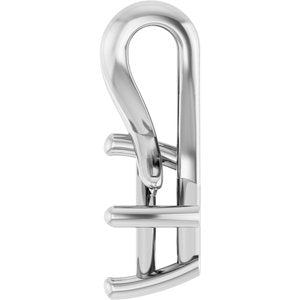 Continuum Sterling Silver 4 mm Square Pendant Mounting – image 6