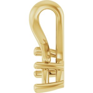 10K Yellow Gold 7x3.5 mm Marquise Pendant Mounting – image 6