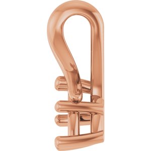 10K Rose Gold 7x3.5 mm Marquise Pendant Mounting – image 6