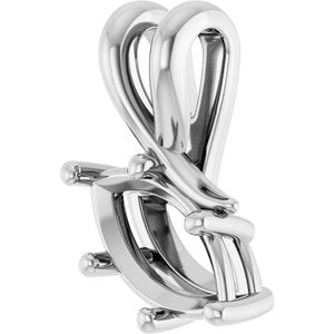 Continuum Sterling Silver 9.5x5 mm Marquise Pendant Mounting – image 4