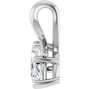 Continuum Sterling Silver 9.5x5 mm Marquise Pendant Mounting – image 5