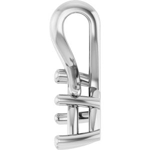 Sterling Silver 9.5x5 mm Marquise Pendant Mounting – image 6