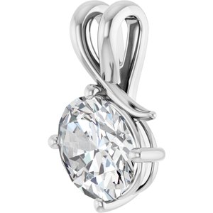 Continuum Sterling Silver 10x8 mm Oval Pendant Mounting – image 3