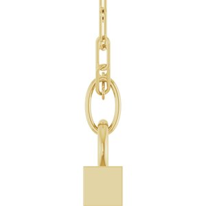 18K Yellow Gold-Plated Sterling Silver Toggle 18" Necklace – image 3