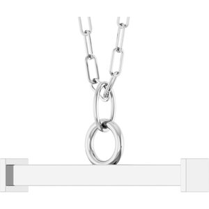 Sterling Silver Toggle 18" Necklace – image 2