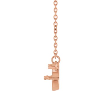 14K Rose Gold Accented 18" Necklace Mounting for 6 mm Pearl – image 6