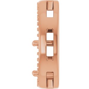 14K Rose Gold 9x7 mm Oval Pendant Mounting – image 6