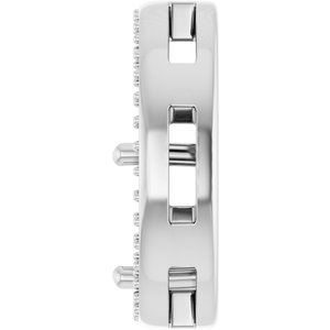 Continuum Sterling Silver 7x5 mm Emerald Pendant Mounting – image 6