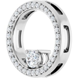 Continuum Sterling Silver 3.8 mm Round Pendant Mounting – image 3