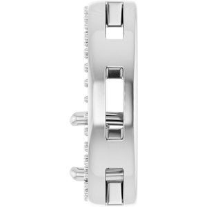 Platinum 5x5 mm Asscher Pendant Mounting – image 6