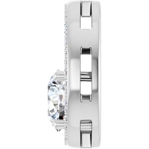 10K White Gold 8 mm Round Pendant Mounting – image 5