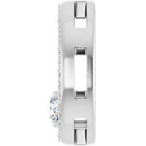 Continuum Sterling Silver 4.4 mm Round Pendant Mounting – image 5