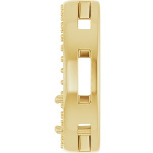 10K Yellow Gold 4.4 mm Round Pendant Mounting – image 6