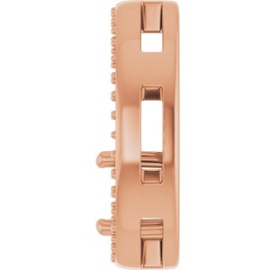 14K Rose Gold 5.8 mm Round Pendant Mounting – image 6