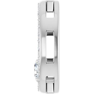 Platinum 4.1 mm Round Pendant Mounting – image 5