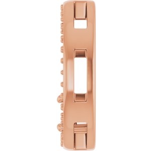 14K Rose Gold 4.1 mm Round Pendant Mounting – image 6