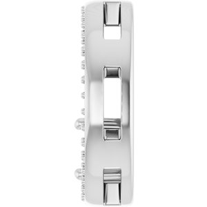 14K X1 White Gold 6x4 mm Oval Pendant Mounting – image 6