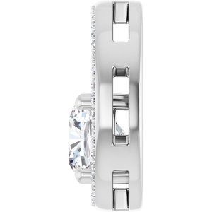 10K White Gold 8x8 mm Cushion Pendant Mounting – image 5