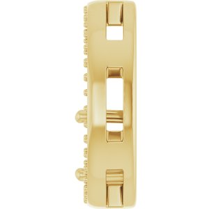 14K Yellow Gold 7x5 mm Oval Pendant Mounting – image 6